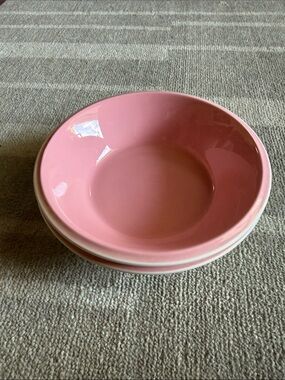Vintage Mikasa Pink Ceramic Bowls - Set of 2